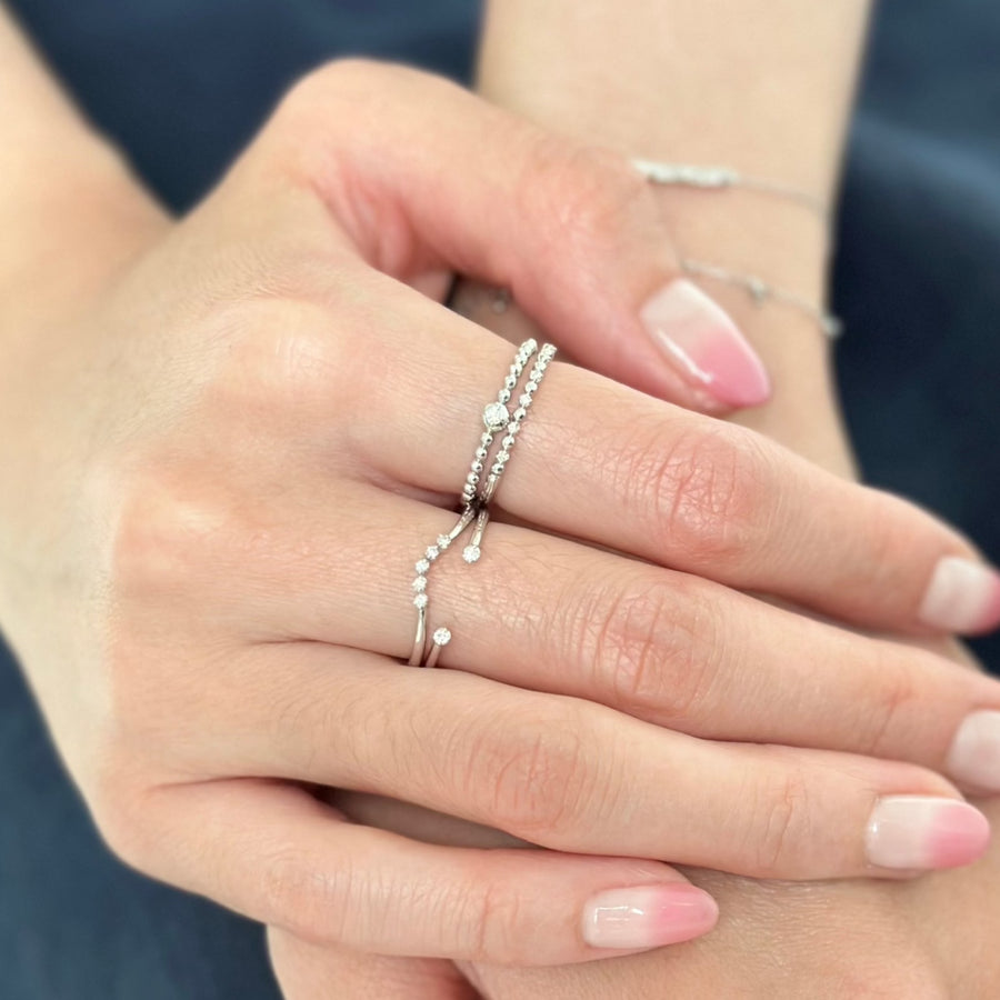 Fiver Diamond Ring