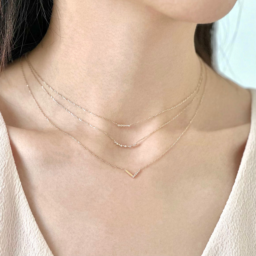 Smile Beads Diamond Necklace