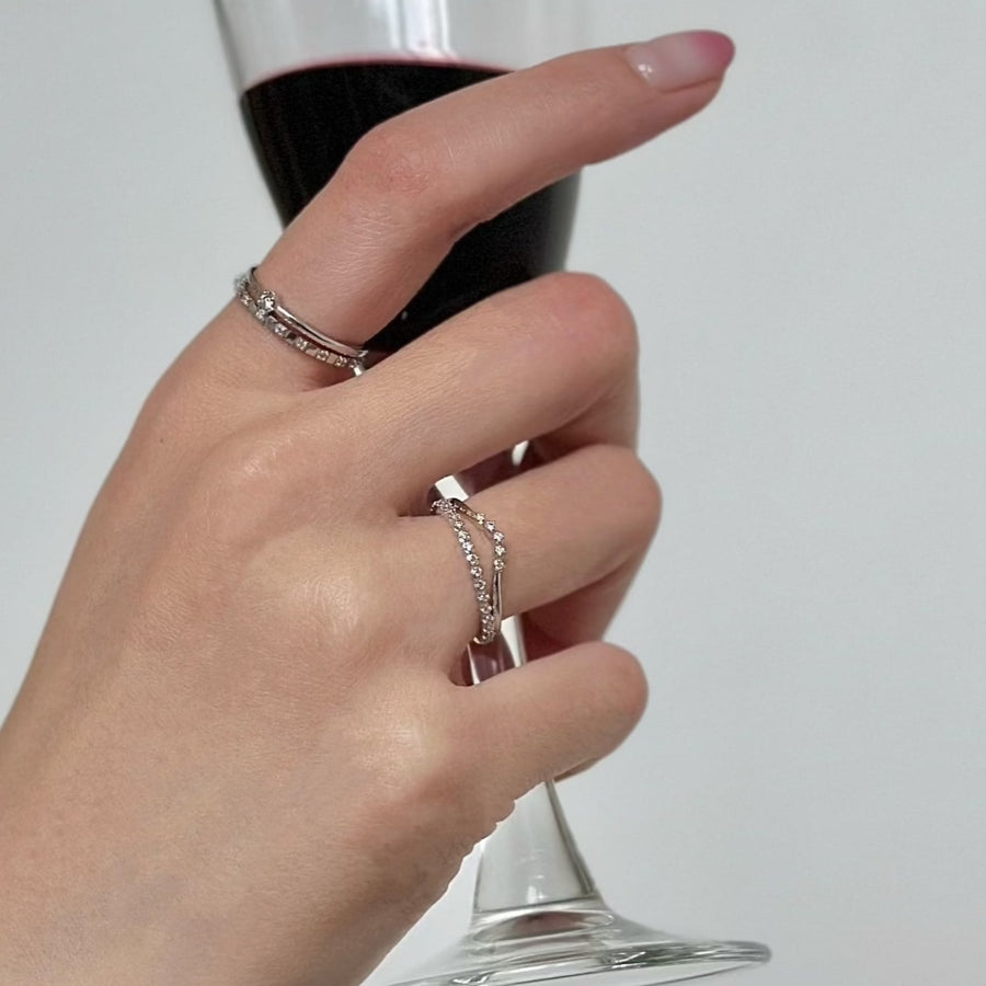 Fiver Diamond Ring