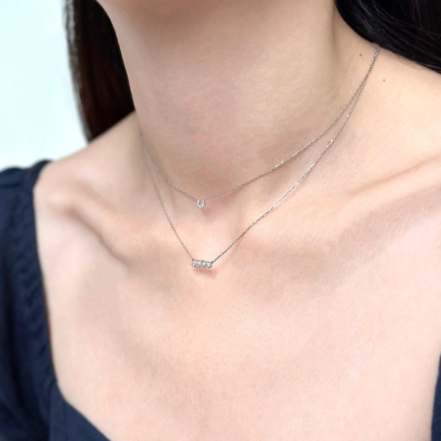 Horseshoe Diamond Necklace