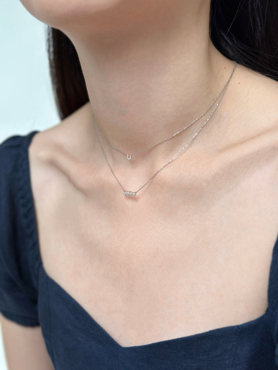 Bubbly Diamond Necklace
