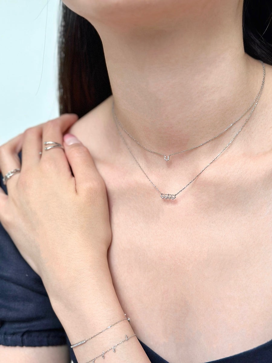 Bubbly Diamond Necklace