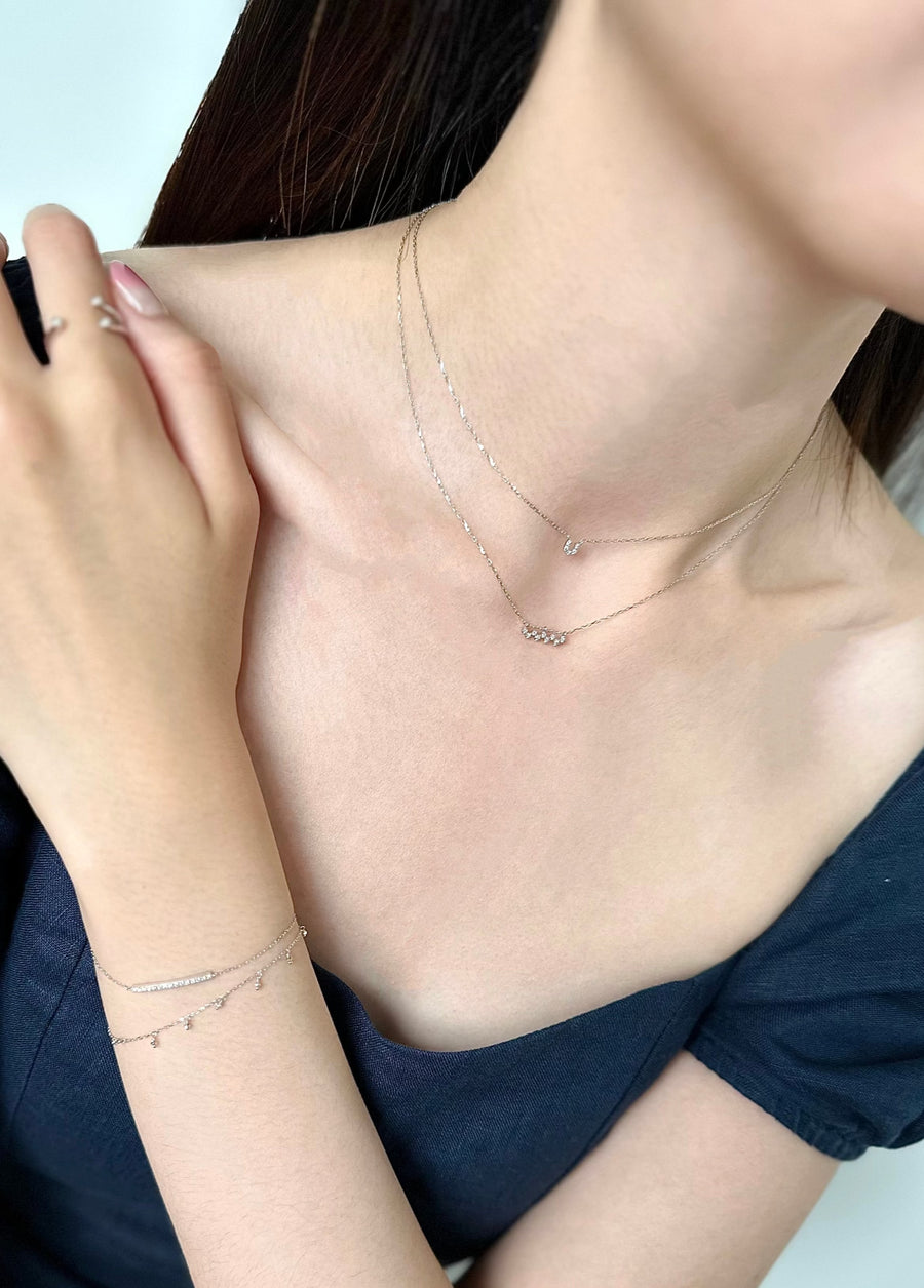 Horseshoe Diamond Necklace