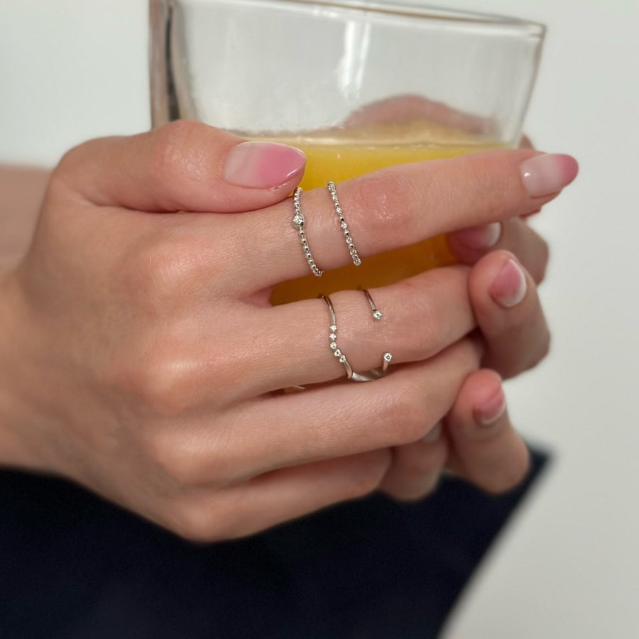 Fiver Diamond Ring