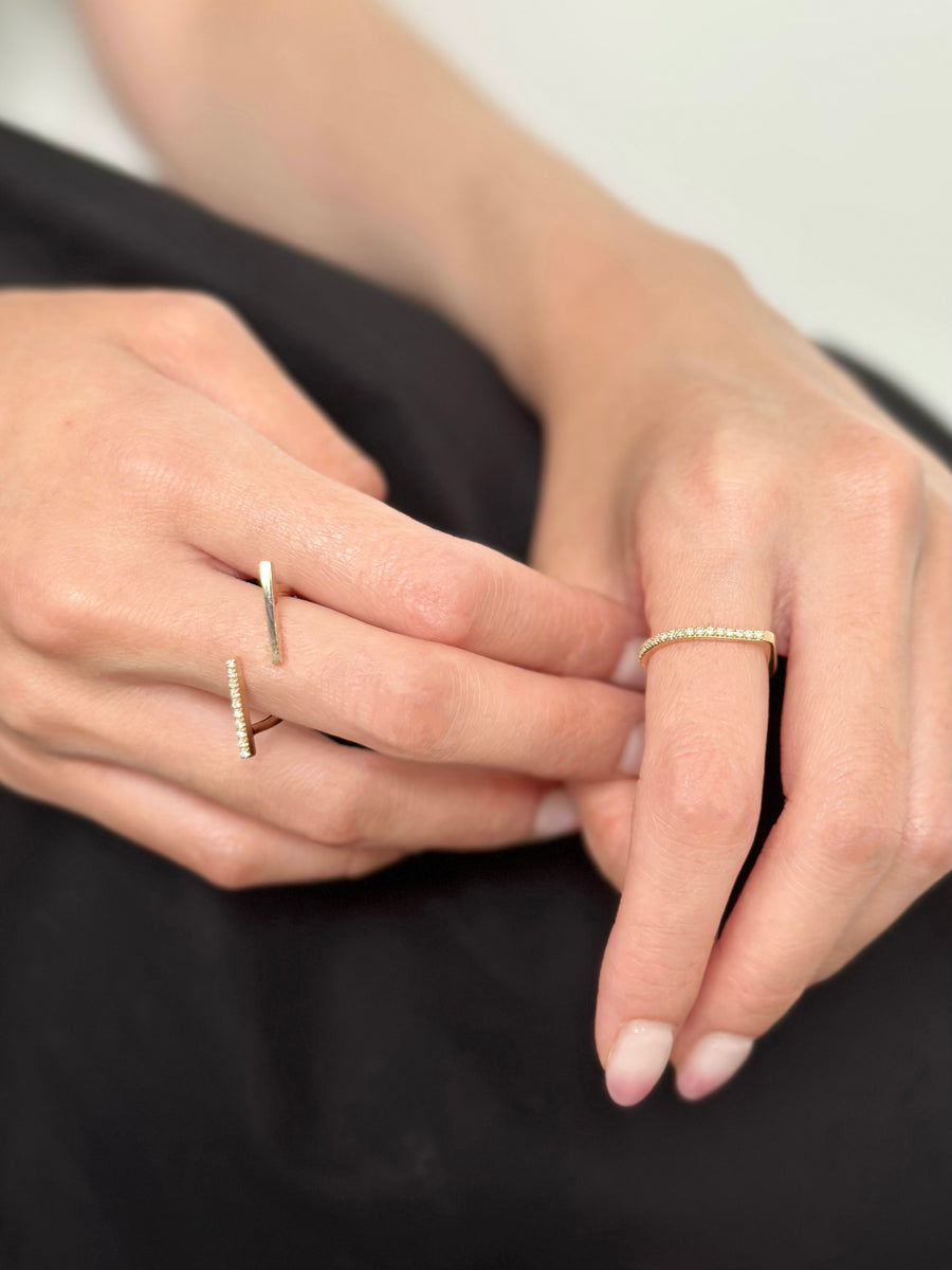 Ottanta Cross Diamond Ring