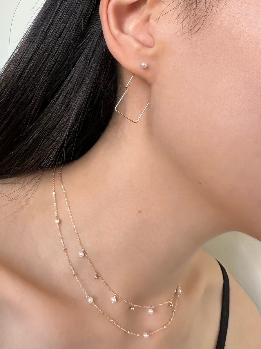 Libra Pearl Earring