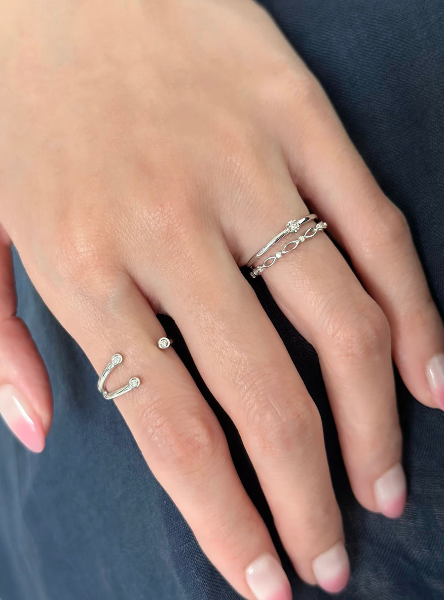 Infinity Diamond Ring