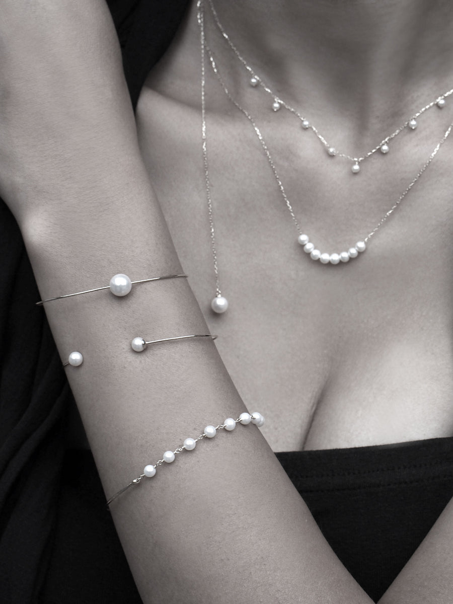 Adjustable Pearl Necklace