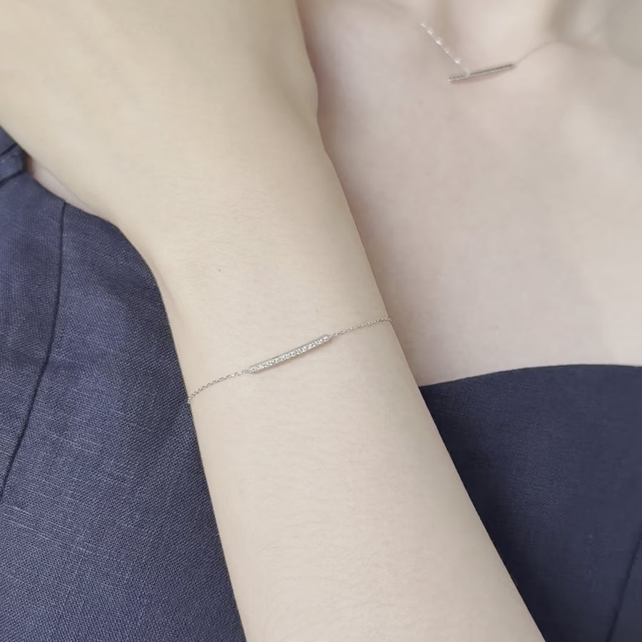 Ottanta Line Diamond Bracelet