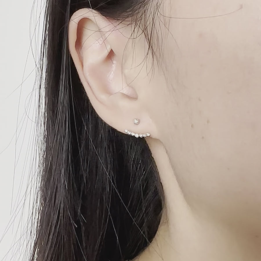 Smile Diamond Earrings