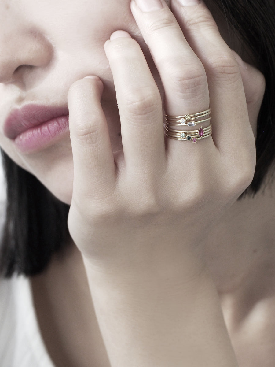 Round Birthstone Ring