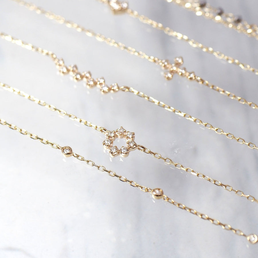 Dime Diamond Bracelet