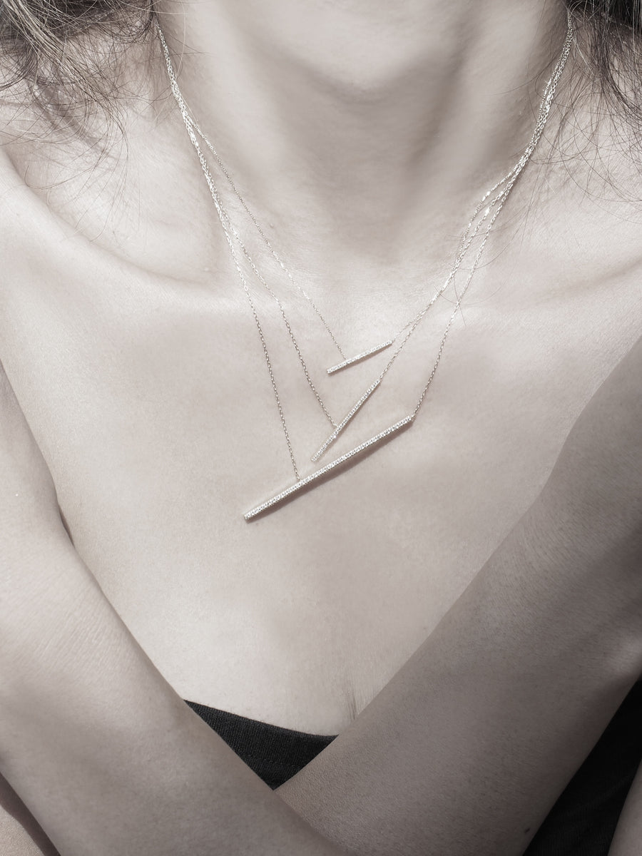 Ottanta Line Diamond Necklace