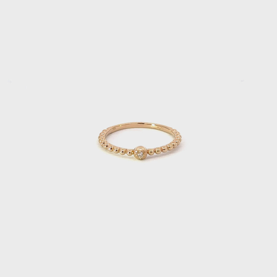 Beads Diamond Ring
