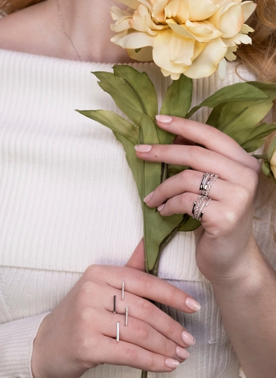 Ottanta Cross Diamond Ring