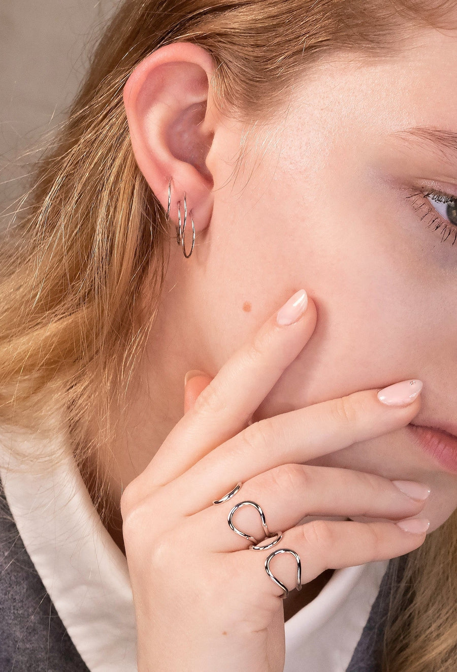 Double Stack Loop Earring