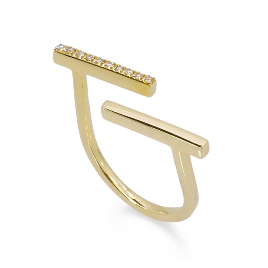 Ottanta Cross Diamond Ring
