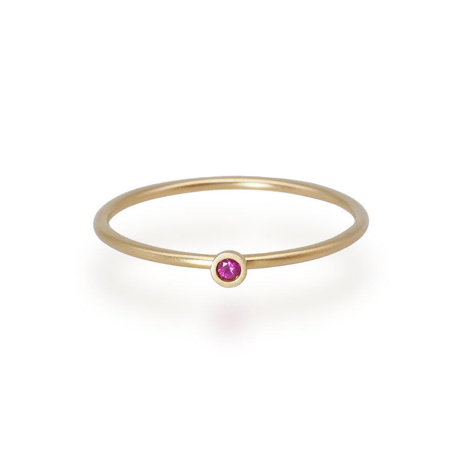 Round Birthstone Ring