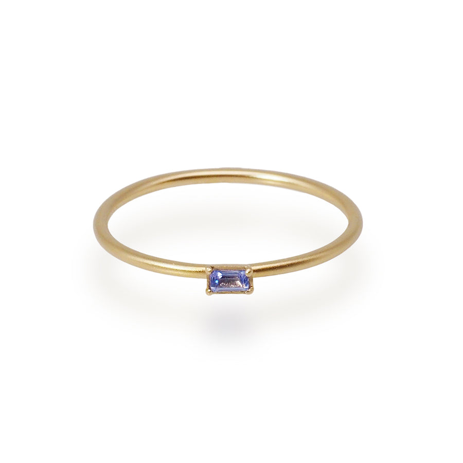 Baguette Birthstone Ring