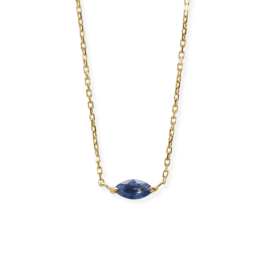 Marquise Birthstone Necklace