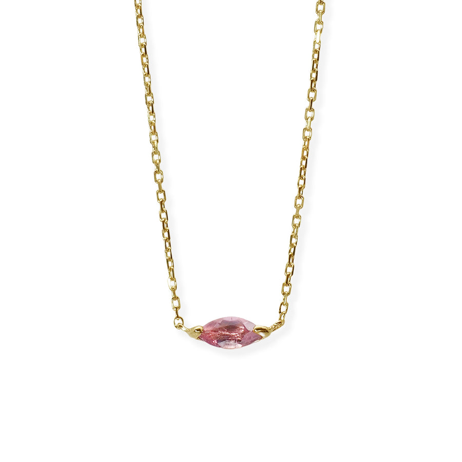 Marquise Birthstone Necklace