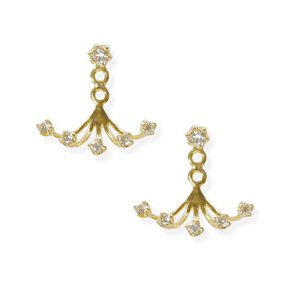 Curve Diamond Earrings