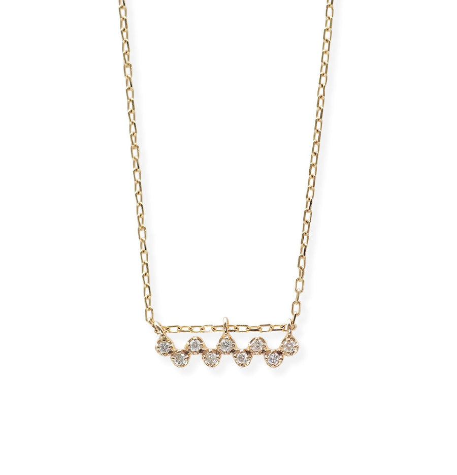 Bubbly Diamond Necklace