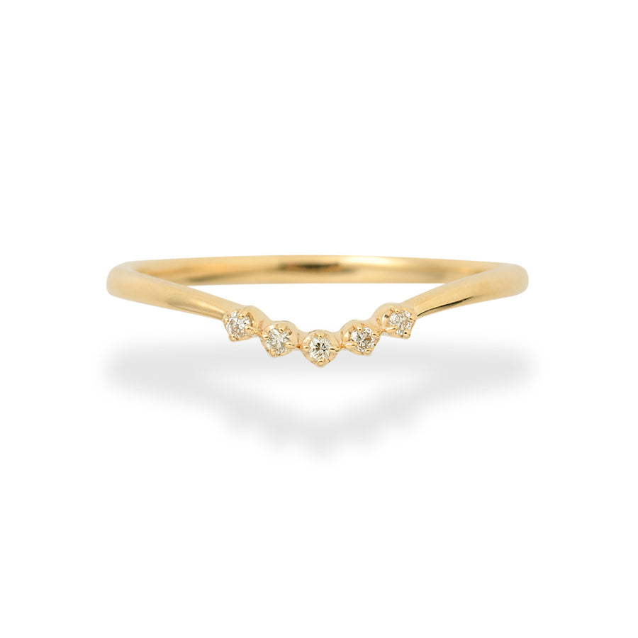 Fiver Diamond Ring