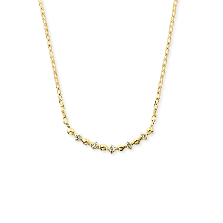 Smile Beads Diamond Necklace