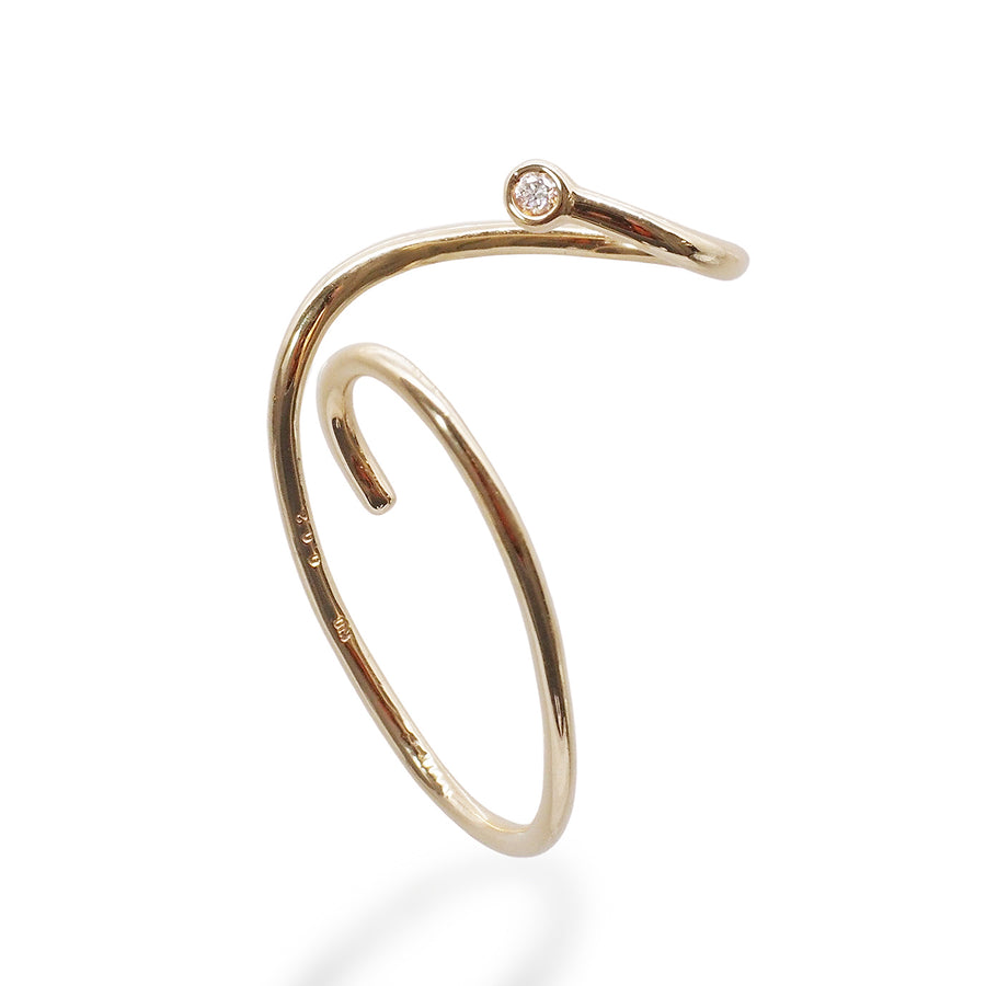 Dome Diamond Ear Cuff