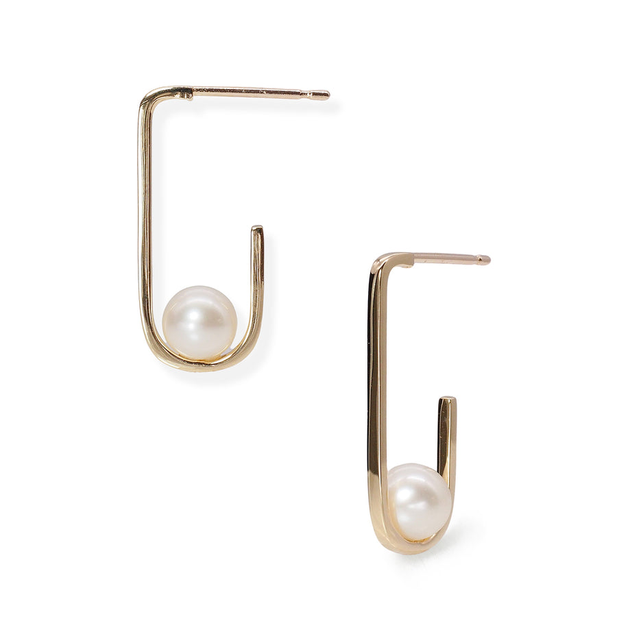 Droplet Pearl Earrings